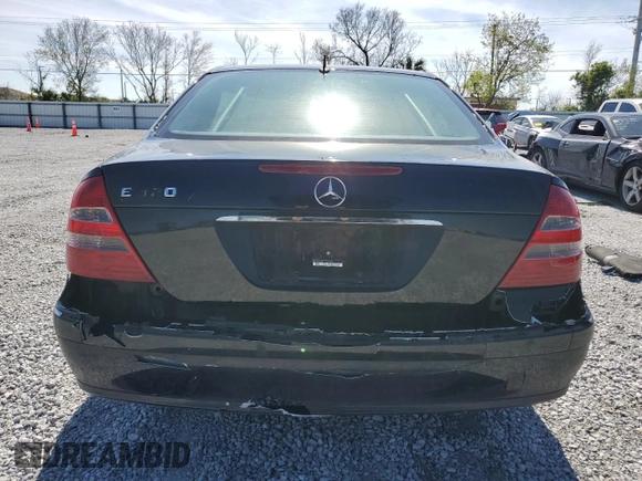 2005 Mercedes-Benz E-Class 3.2L with VIN WDBUF65JX5A617085, listed as a Copart auction lot 46525065 with 147,874 mi miles and Salvage Title. Bid and sale history available at carsss.com. Image 6.