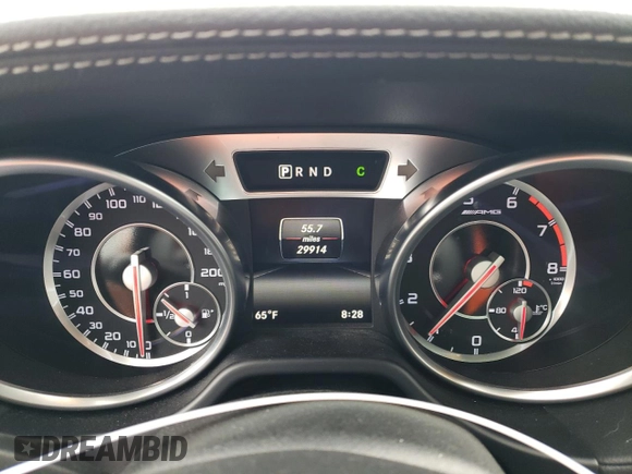 2016 Mercedes-Benz SL 63 AMG with VIN WDDJK7EA6GF038595, listed as a Copart auction lot 53274754 with 29,914 mi miles and Salvage title. Bid and sale history available at DreamBid. Image 9.