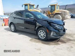 2024 Chevrolet Equinox LT with VIN 3GNAXUEG9RL131237, listed as a IAAI auction lot 41784952 with 19,783 mi miles. Bid and sale history available at carsss.com. Image 1.