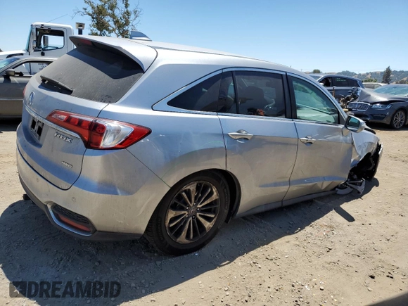 2018 Acura RDX Advance with VIN 5J8TB4H74JL001735, listed as a Copart auction lot 64629135 with 87,235 mi miles and Salvage title. Bid and sale history available at DreamBid. Image 3.