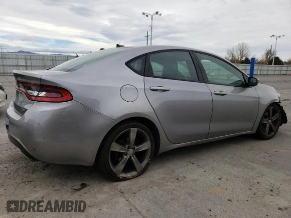 2016 Dodge Dart GT with VIN 1C3CDFEB1GD593423, listed as a Copart auction lot 48907715 with 95,935 mi miles and Non repairable. Bid and sale history available at DreamBid. Image 3.