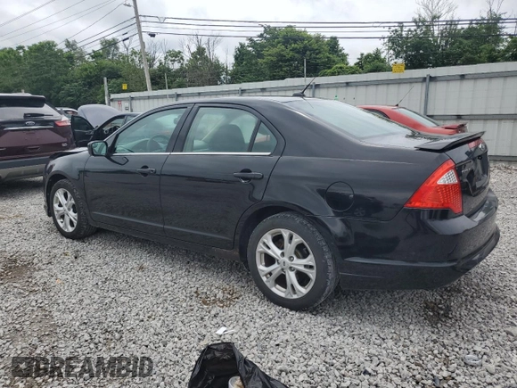2012 Ford Fusion SE with VIN 3FAHP0HA6CR172314, listed as a Copart auction lot 60324145 with 196,044 mi miles and Salvage title. Bid and sale history available at DreamBid. Image 2.
