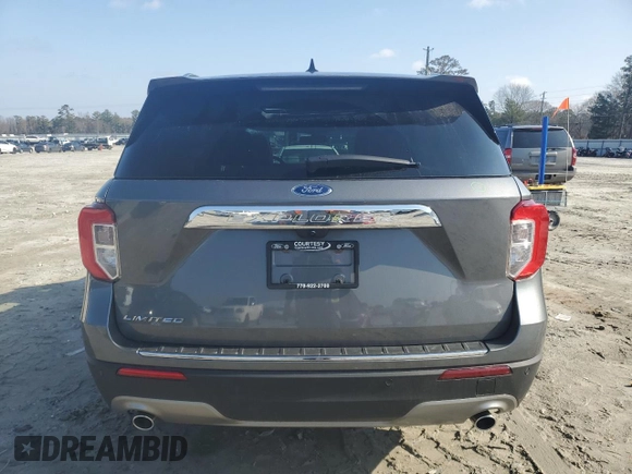 2023 Ford Explorer Limited with VIN 1FMSK7FH5PGC32051, listed as a Copart auction lot 44394505 with 20,626 mi miles and Salvage Title. Bid and sale history available at carsss.com. Image 6.