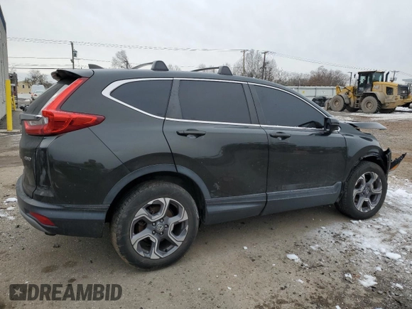 2018 Honda CR-V EX-L with VIN 7FARW2H81JE086115, listed as a Copart auction lot 44695265 with Not Provided miles and Salvage Title. Bid and sale history available at DreamBid. Image 3.
