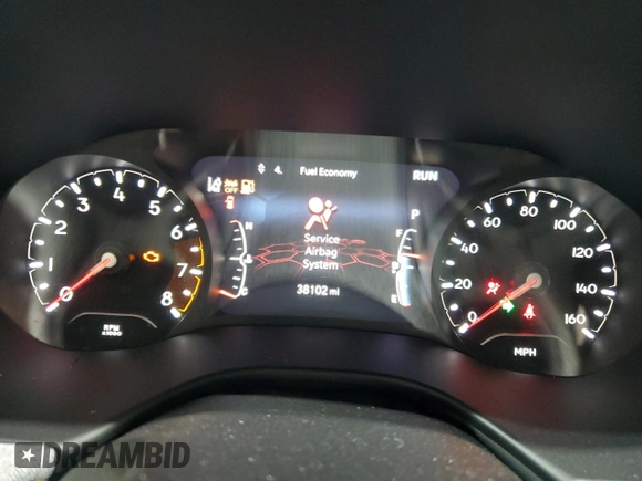 2022 Jeep Compass Sport с VIN 3C4NJDAB0NT221070, выставлен на аукционе Copart как лот 57667525 с пробегом 38 102 миль миль и Списание • Salvage title. История ставок и продаж доступна на DreamBid. Изображение 9.
