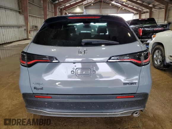 2024 Honda HR-V Sport с VIN 3CZRZ1H57RM742595, выставлен на аукционе Copart как лот 60568915 с пробегом 7 751 миль миль и Списание • Salvage title. История ставок и продаж доступна на DreamBid. Изображение 6.