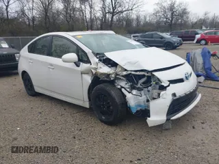 2012 Toyota Prius One with VIN JTDKN3DUXC5460945, listed as a IAAI auction lot 41917644 with 190,113 mi miles. Bid and sale history available at carsss.com. Image 1.