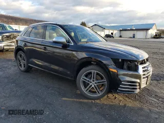 2018 Audi SQ5 Premium Plus with VIN WA1A4AFYXJ2225280, listed as a Copart auction lot 37912424 with 45,239 mi miles and . Bid and sale history available at DreamBid. Image 4.