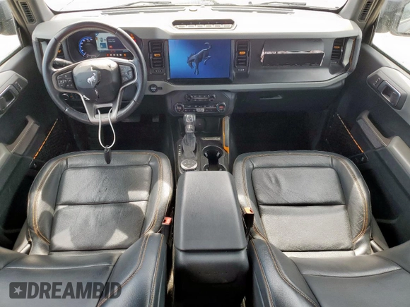 2021 Ford Bronco with VIN 1FMEE5DP3MLB06714, listed as a Copart auction lot 62336425 with 40,947 mi miles and Salvage title. Bid and sale history available at DreamBid. Image 8.