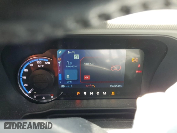 2022 Ford Bronco with VIN 1FMEE5DP6NLB29910, listed as a Copart auction lot 63012245 with 50,354 mi miles and Salvage title. Bid and sale history available at DreamBid. Image 9.