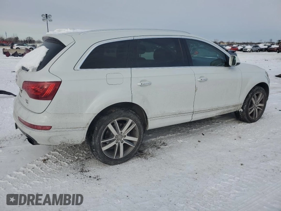 2014 Audi Q7 3.0T Premium Plus with VIN WA1LGAFE5ED010082, listed as a Copart auction lot 45519515 with 129,781 mi miles and Salvage Title. Bid and sale history available at carsss.com. Image 3.