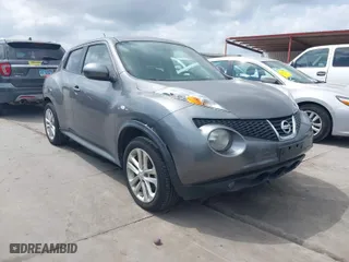2012 Nissan Juke SL with VIN JN8AF5MV7CT106281, listed as a IAAI auction lot 42100235 with 129,924 mi miles. Bid and sale history available at carsss.com. Image 1.