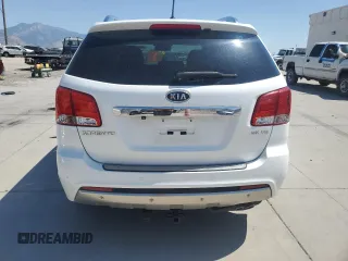2013 Kia Sorento SX with VIN 5XYKW4A22DG383003, listed as a Copart auction lot 64064245 with 154,450 mi miles and Salvage title. Bid and sale history available at DreamBid. Image 6.