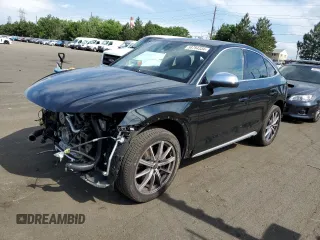 2023 Audi SQ5 Sportback Premium Plus with VIN WA124AFY6P2071504, listed as a Copart auction lot 58784334 with 3,934 mi miles and Salvage Title. Bid and sale history available at DreamBid. Image 1.