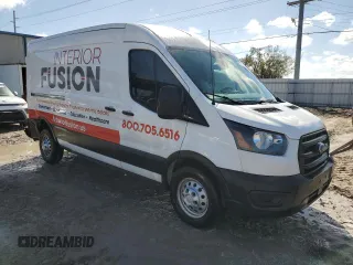 2020 Ford Transit Cargo with VIN 1FTBR2C87LKA40533, listed as a Copart auction lot 78714254 with 71,417 mi miles and Salvage Title. Bid and sale history available at carsss.com. Image 4.