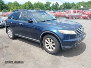 2006 Infiniti FX with VIN JNRAS08WX6X204392, listed as a IAAI auction lot 42635609 with 207,781 mi miles and . Bid and sale history available at DreamBid. Image 1.