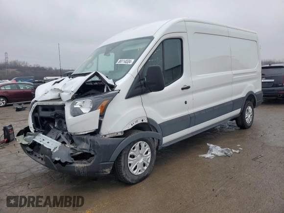 2023 Ford E-Transit Cargo z VIN 1FTBW9CK5PKA44325, wystawiony jako Copart lot #86114534 z przebiegiem Nie podano mil oraz Czysty tytuł • Clean title. Historia ofert i sprzedaży dostępna na DreamBid. Obrazek 1.