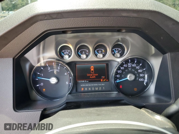 2013 Ford F-250 XL with VIN 1FT7W2BT1DEB69825, listed as a Copart auction lot 60262245 with 132,596 mi miles and Salvage title. Bid and sale history available at DreamBid. Image 9.