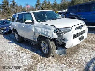 2024 Toyota 4Runner SR5 Premium with VIN JTENU5JR0R6296258, listed as a IAAI auction lot 41420385 with 4,649 mi miles. Bid and sale history available at carsss.com. Image 1.