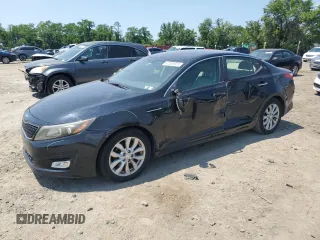 2015 Kia Optima EX z VIN 5XXGN4A73FG432933, wystawiony jako Copart lot #62085825 z przebiegiem 184 313 mil mil oraz Szkoda całkowita • Salvage title. Historia ofert i sprzedaży dostępna na DreamBid. Obrazek 1.