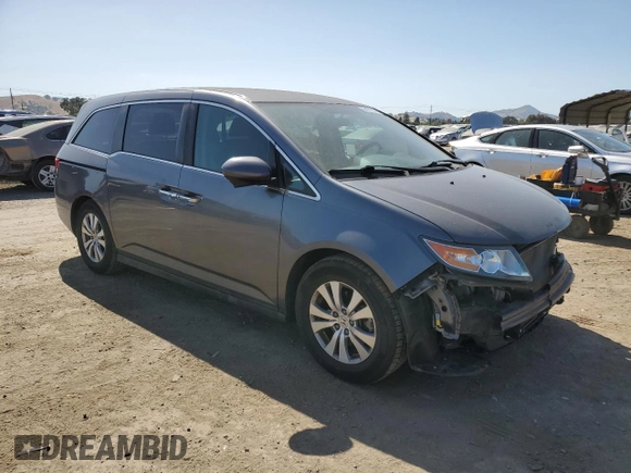 2014 Honda Odyssey EX z VIN 5FNRL5H40EB061571, wystawiony jako Copart lot #58437235 z przebiegiem 59 954 mil mil oraz Szkoda całkowita • Salvage title. Historia ofert i sprzedaży dostępna na DreamBid. Obrazek 4.