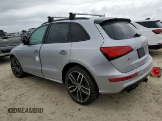 2017 Audi SQ5 Prestige with VIN WA1VCAFP2HA008642, listed as a Copart auction lot 74329584 with 0 mi miles and Salvage Title. Bid and sale history available at carsss.com. Image 2.