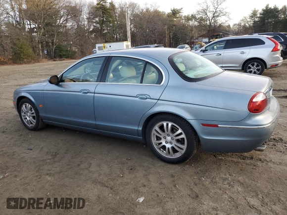 2005 Jaguar S-Type z VIN SAJWA01T45FN51425, wystawiony jako Copart lot #86682684 z przebiegiem 53 218 mil mil oraz Czysty tytuł • Clean title. Historia ofert i sprzedaży dostępna na DreamBid. Obrazek 2.