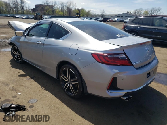 2016 Honda Accord Touring with VIN 1HGCT2B00GA007467, listed as a Copart auction lot 53456225 with Not Provided miles and Salvage Title. Bid and sale history available at DreamBid. Image 2.