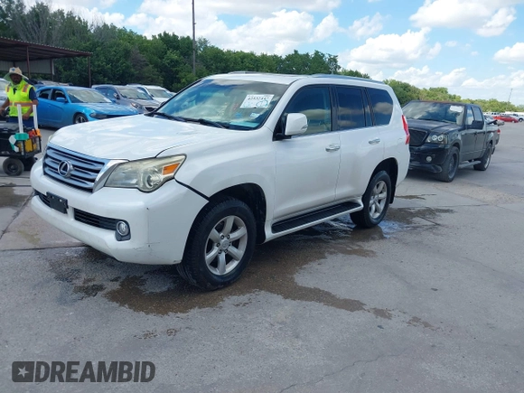 2010 Lexus GX 460 with VIN JTJBM7FX7A5009547, listed as a IAAI auction lot 42532447 with 198,544 mi miles and . Bid and sale history available at DreamBid. Image 2.