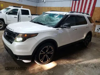 2013 Ford Explorer Sport with VIN 1FM5K8GT3DGC56818, listed as a Copart auction lot 52727405 with 182,045 mi miles and Clean Title. Bid and sale history available at carsss.com. Image 1.