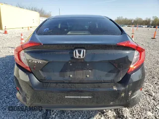 2017 Honda Civic LX with VIN 19XFC2F50HE025046, listed as a Copart auction lot 54244525 with 220,145 mi miles and Salvage Title. Bid and sale history available at DreamBid. Image 6.
