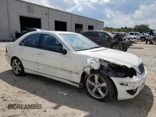 2006 Mercedes-Benz C 230 Sport with VIN WDBRF52H76F796255, listed as a Copart auction lot 52890765 with 195,310 mi miles and Salvage Title. Bid and sale history available at carsss.com. Image 4.