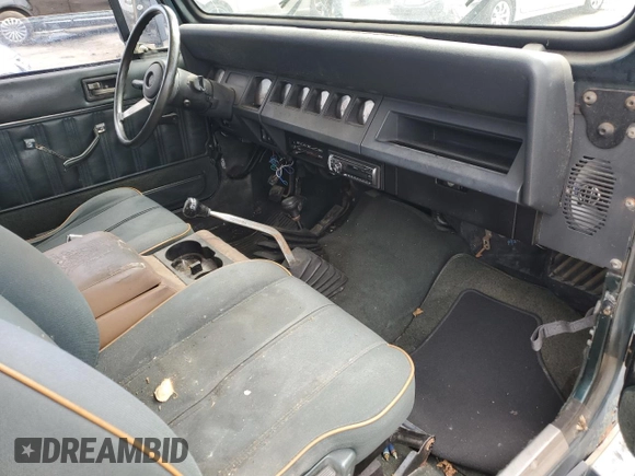 1994 Jeep Wrangler Sahara with VIN 1J4FY49S3RP422650, listed as a Copart auction lot 62353214 with 146,348 mi miles and Clean Title. Bid and sale history available at carsss.com. Image 8.