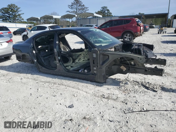 2019 Dodge Charger SRT Hellcat with VIN 2C3CDXL94KH522427, listed as a Copart auction lot 48453975 with Not Provided miles and Non Repairable. Bid and sale history available at DreamBid. Image 4.