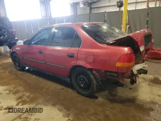 1997 Honda Civic LX with VIN 1HGEJ6671VL019593, listed as a Copart auction lot 49381625 with 252,245 mi miles and Salvage Title. Bid and sale history available at carsss.com. Image 2.
