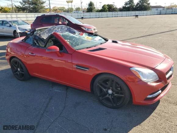 2014 Mercedes-Benz SLK-Class SLK 250 with VIN WDDPK4HA9EF082432, listed as a Copart auction lot 76993864 with 109,831 mi miles and Salvage Title. Bid and sale history available at carsss.com. Image 4.