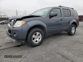 2010 Nissan Pathfinder S with VIN 5N1AR1NB2AC617678, listed as a Copart auction lot 60283515 with 150,592 mi miles and Salvage title. Bid and sale history available at DreamBid. Image 1.