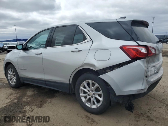 2020 Chevrolet Equinox LT with VIN 3GNAXJEV3LS523012, listed as a Copart auction lot 50192515 with 62,492 mi miles and Non repairable. Bid and sale history available at DreamBid. Image 2.