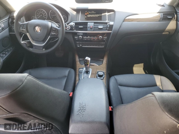 2017 BMW X3 sDrive28i with VIN 5UXWZ7C32H0X39802, listed as a Copart auction lot 51537545 with 135,379 mi miles and Salvage Title. Bid and sale history available at carsss.com. Image 8.