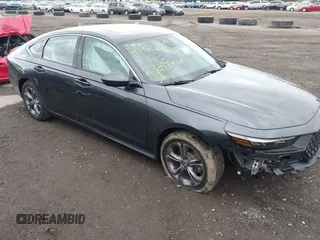 2024 Honda Accord EX с VIN 1HGCY1F31RA060679, выставлен на аукционе IAAI как лот 42186627 с пробегом 5 242 миль миль и . История ставок и продаж доступна на DreamBid. Изображение 1.