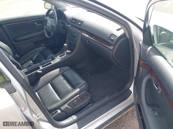 2005 Audi A4 3.0L with VIN WAULT68E45A075242, listed as a IAAI auction lot 41749688 with 118,138 mi miles. Bid and sale history available at carsss.com. Image 5.