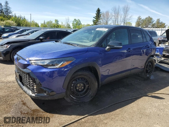 2024 Toyota Corolla Cross Hybrid S with VIN 7MUFBABGXRV037092, listed as a Copart auction lot 56644815 with 6,178 mi miles and Salvage title. Bid and sale history available at DreamBid. Image 1.