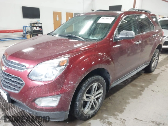 2016 Chevrolet Equinox LTZ with VIN 2GNFLGE35G6165645, listed as a IAAI auction lot 41731637 with 122,026 mi miles. Bid and sale history available at carsss.com. Image 17.