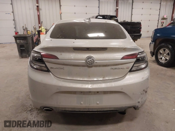 2016 Buick Regal Premium II with VIN 2G4GS5GX2G9172289, listed as a IAAI auction lot 42034464 with 153,763 mi miles. Bid and sale history available at carsss.com. Image 16.
