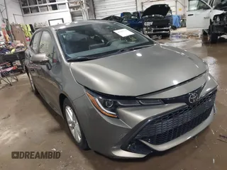 2020 Toyota Corolla Hatchback SE with VIN JTND4RBE9L3095272, listed as a IAAI auction lot 41593236 with 58,304 mi miles. Bid and sale history available at carsss.com. Image 1.