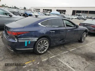 2023 Lexus LS with VIN JTHD51FFXP5018375, listed as a Copart auction lot 52004195 with Not Provided miles and Clean Title. Bid and sale history available at carsss.com. Image 3.