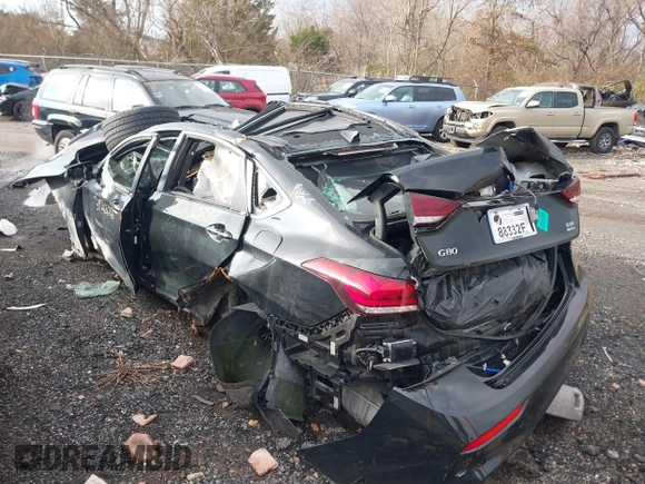 2018 Genesis G80 Sport z VIN KMHGN4JB3JU222805, wystawiony jako IAAI lot #41230894 z przebiegiem Nie podano mil oraz . Historia ofert i sprzedaży dostępna na DreamBid. Obrazek 3.