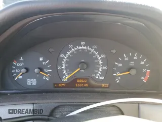 1998 Mercedes-Benz E-Class with VIN WDBJF65F0WA555650, listed as a Copart auction lot 44067875 with 133,145 mi miles and Salvage Title. Bid and sale history available at carsss.com. Image 9.