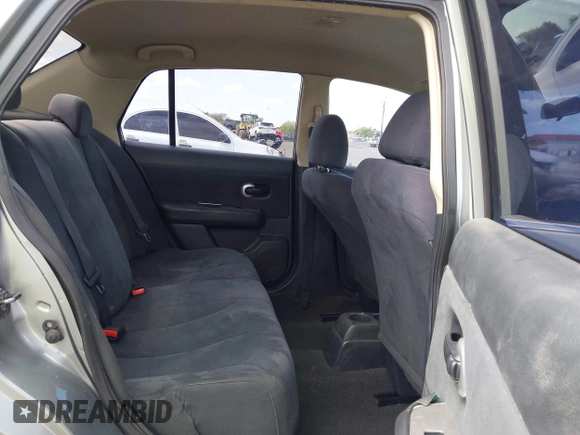 2009 Nissan Versa 1.8 S with VIN 3N1BC11E39L381507, listed as a IAAI auction lot 41956643 with 120,730 mi miles. Bid and sale history available at carsss.com. Image 8.