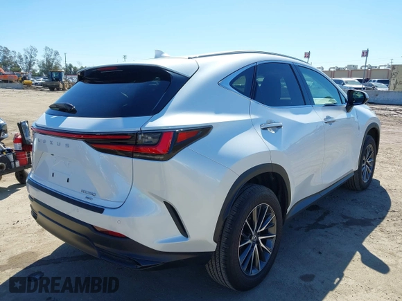 2024 Lexus NX with VIN 2T2GGCEZ6RC054338, listed as a IAAI auction lot 41751633 with 4,299 mi miles. Bid and sale history available at carsss.com. Image 4.